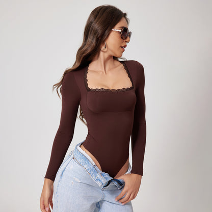 Long Sleeve Yoga Bodysuit