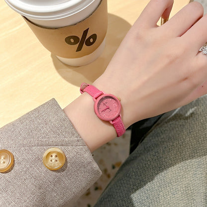 Candy Watch Thin Strap Wristwatch