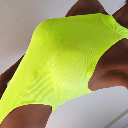 Bodycon Neon Bodysuits