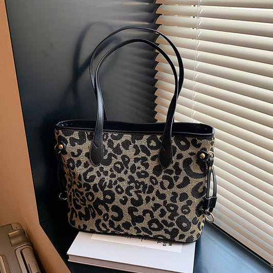 Leopard Print Shoulder Bag