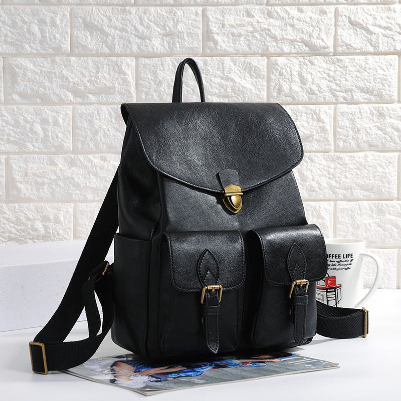 Cowhide Vintage Backpack