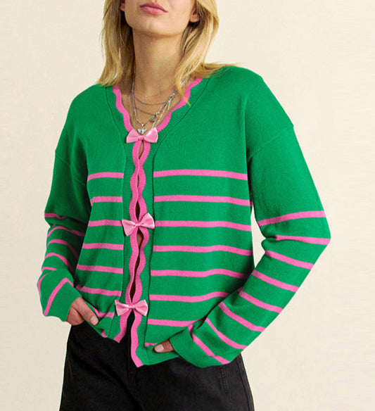 Bowknot Pullover Sweater