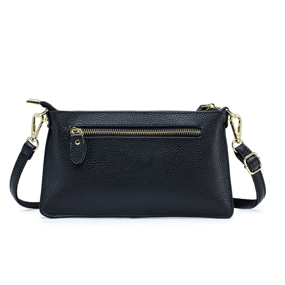 Leather One-shoulder Women's Leather All-match Clutch