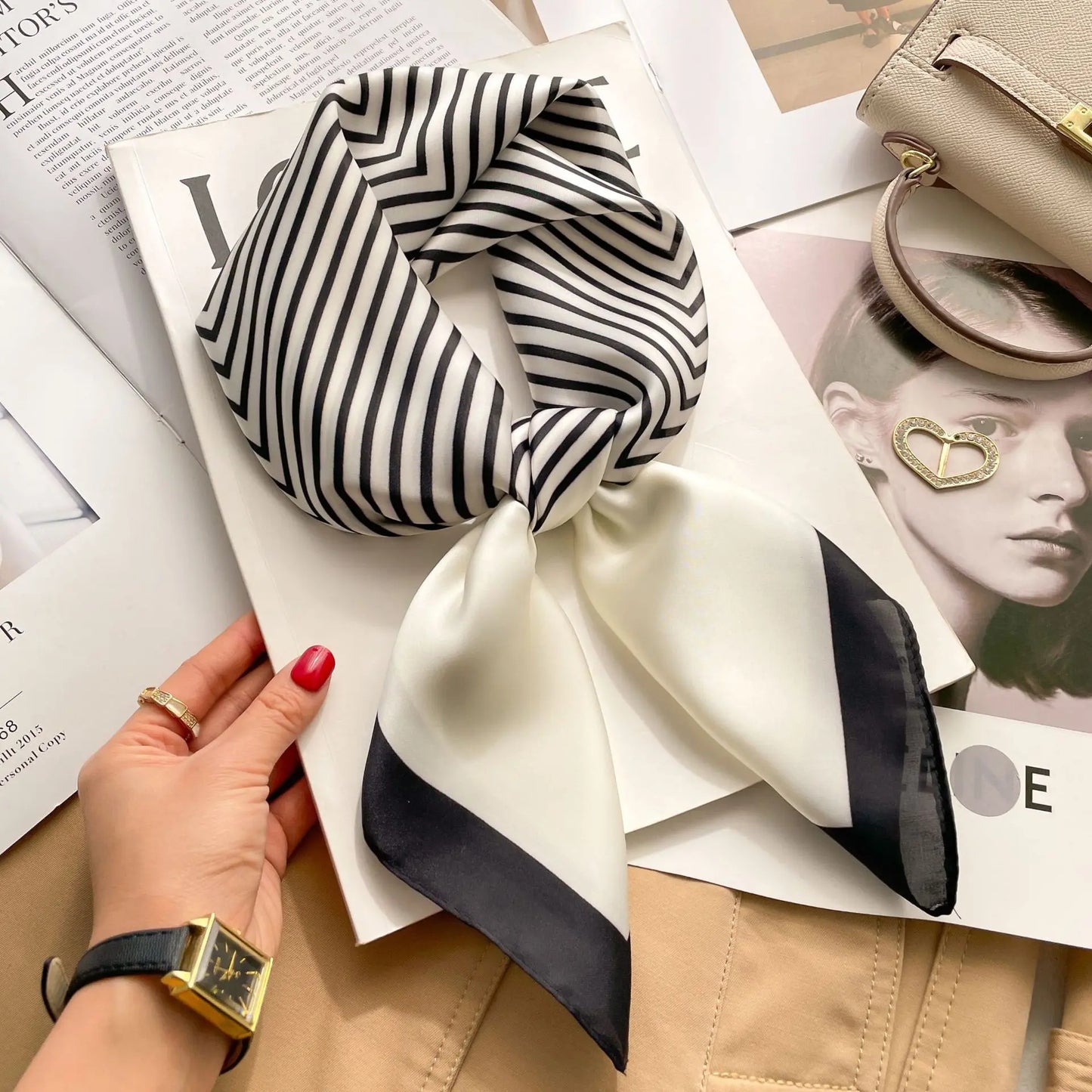 Fashion Printed Polyester Scarf