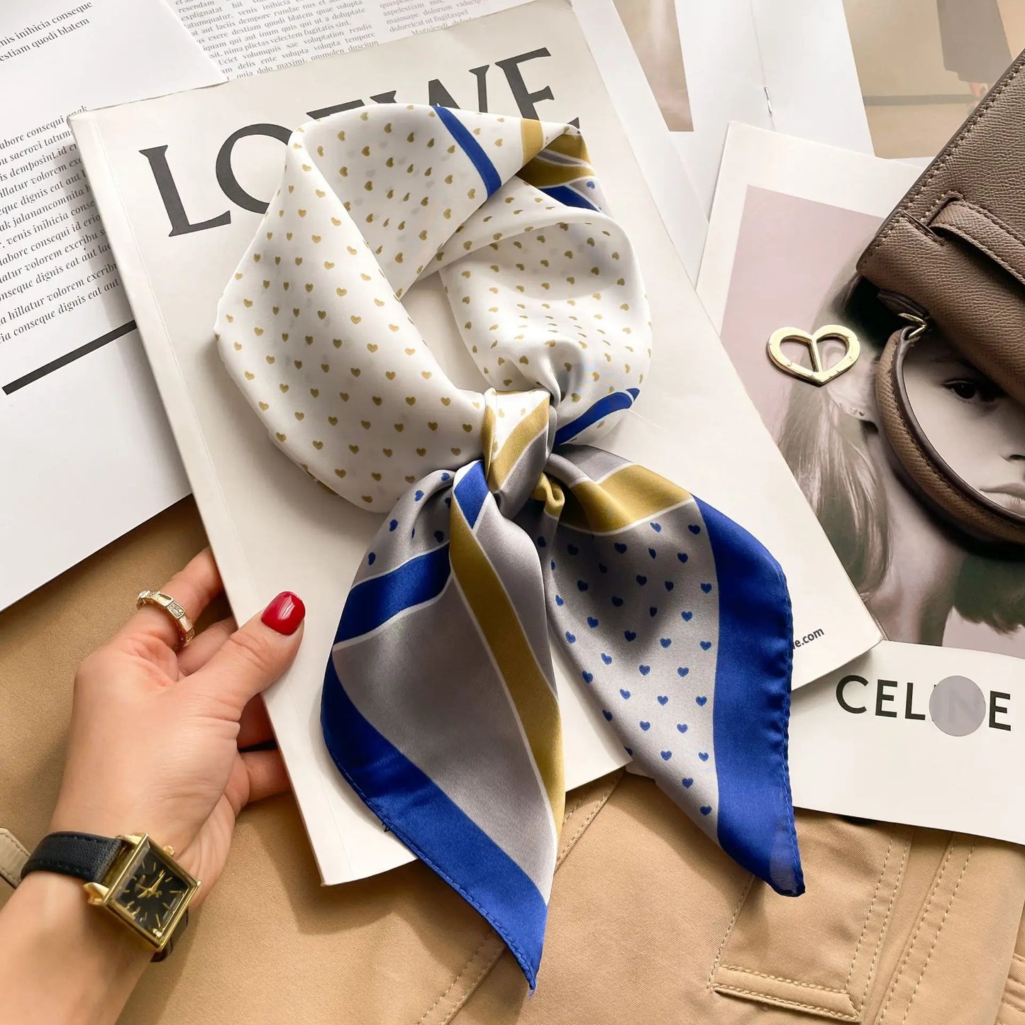 Fashion Printed Polyester Scarf