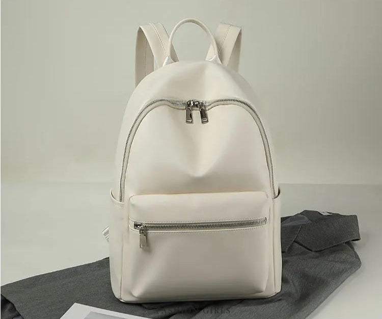 Soft Leather Backpack Large Capacity