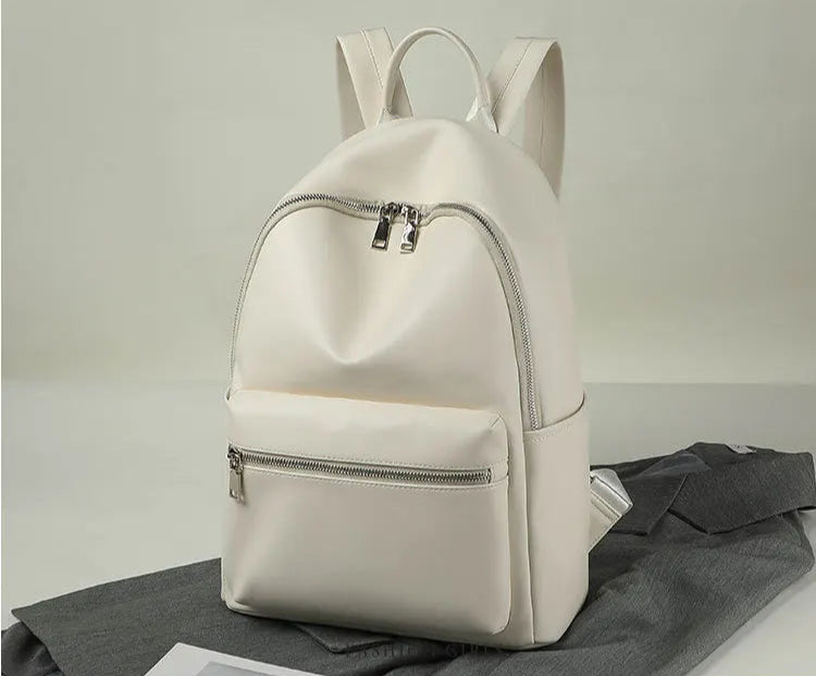Soft Leather Backpack Large Capacity