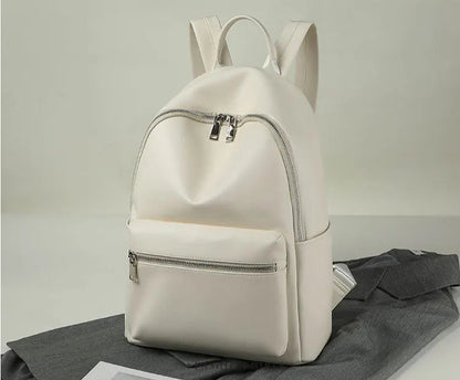 Soft Leather Backpack Large Capacity
