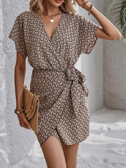 V-Neck Waist-Up Dress