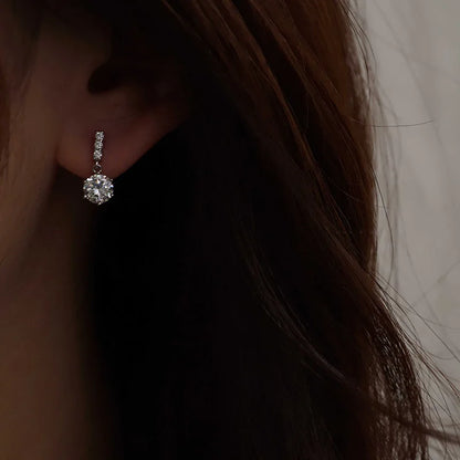 Cute Water Drop Stud Earrings for Women – Fashion Cubic Zirconia Jewelry