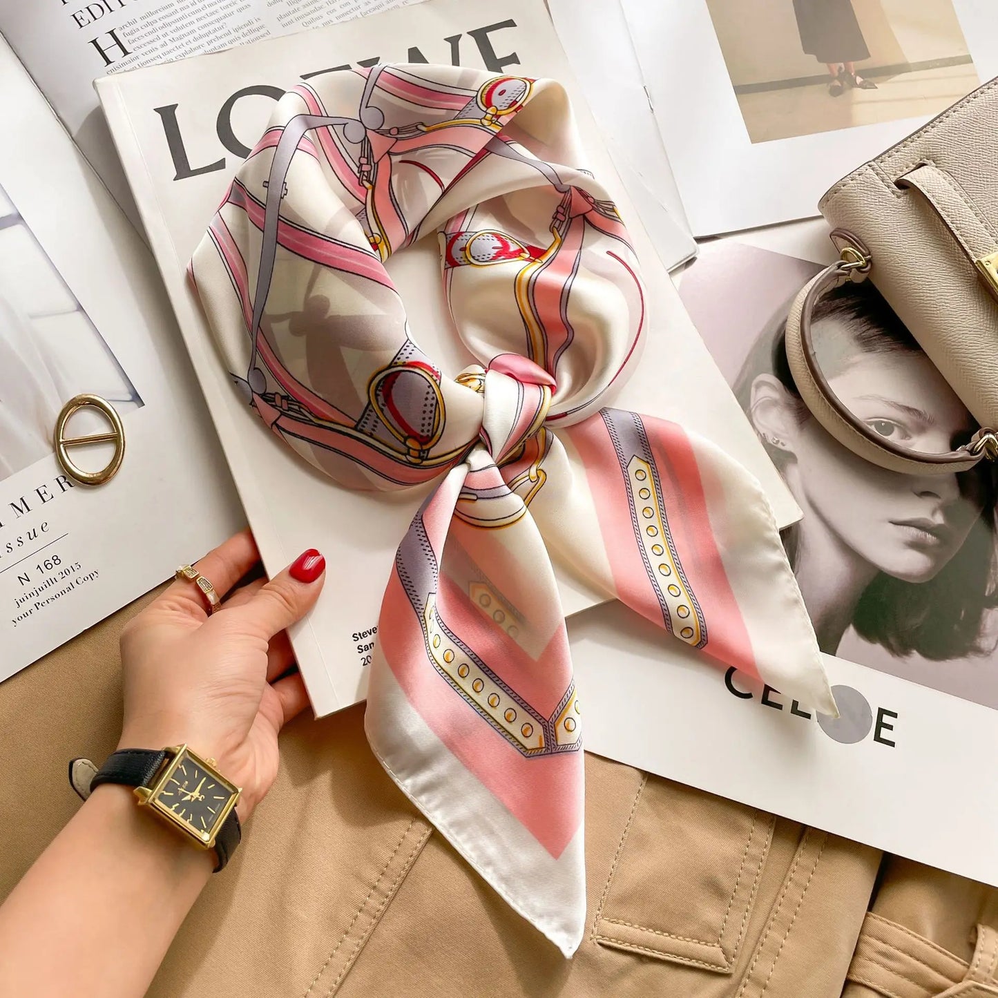 Fashion Printed Polyester Scarf