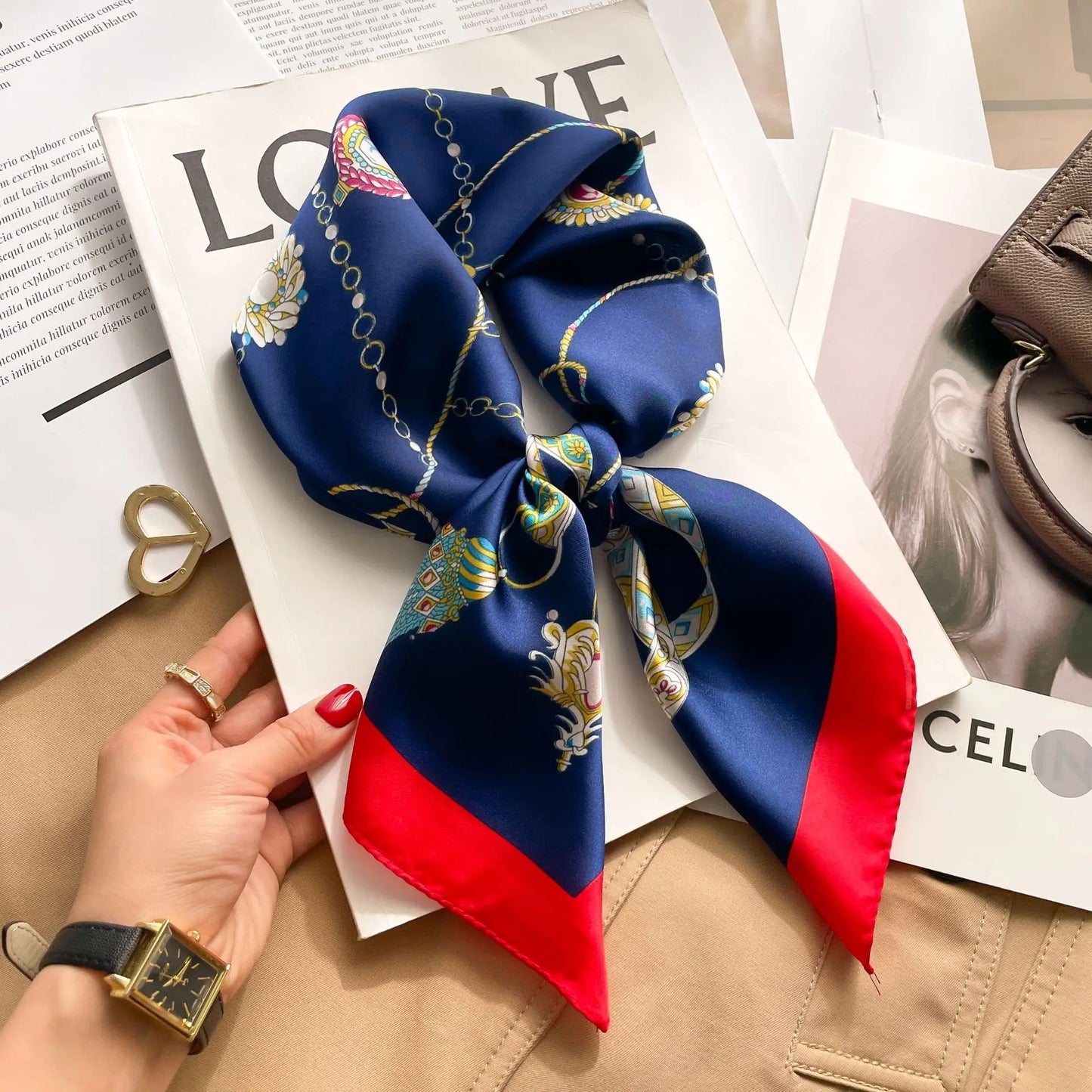 Fashion Printed Polyester Scarf