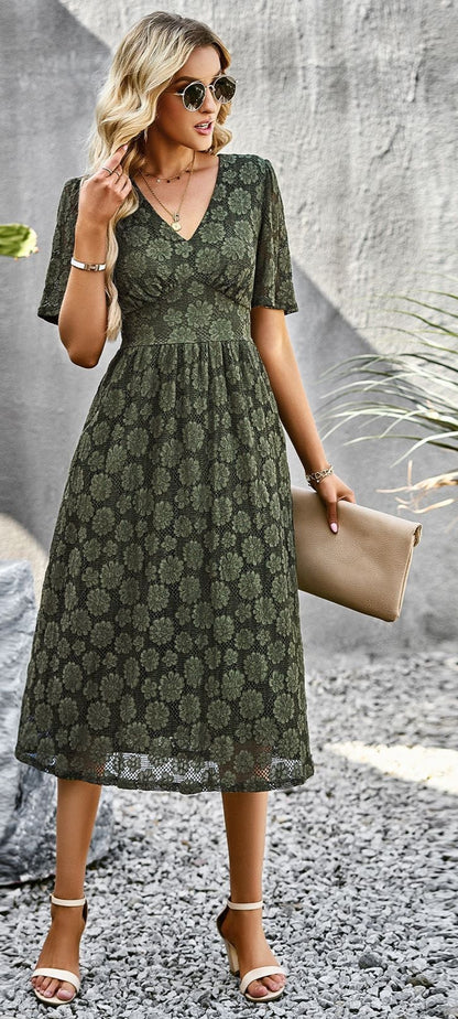 Halter Neck Dress Sleeveless Waist-Tie Short