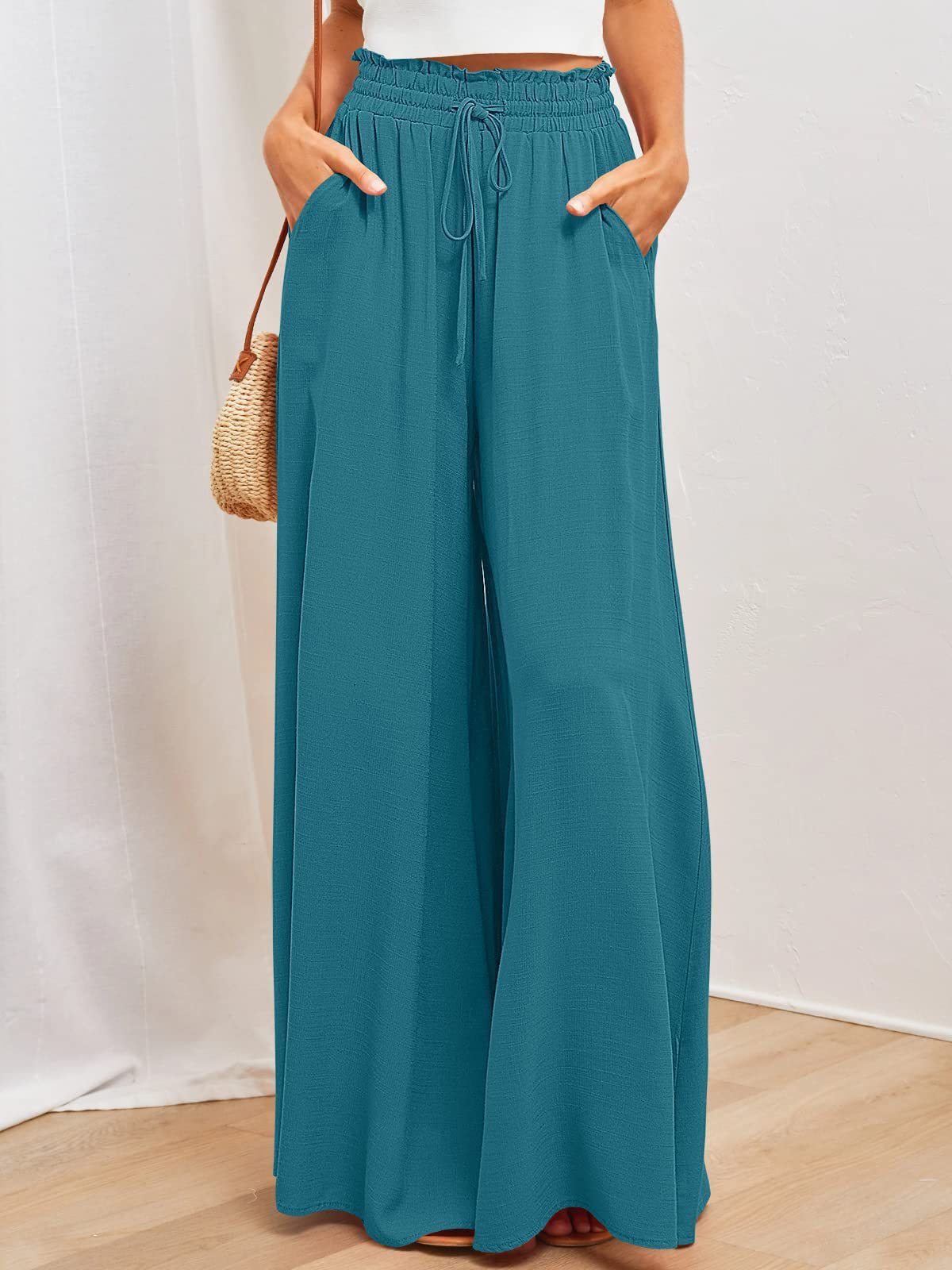 Pants Wide Leg Loose Comfy Lounge Sweatpants With Pockets