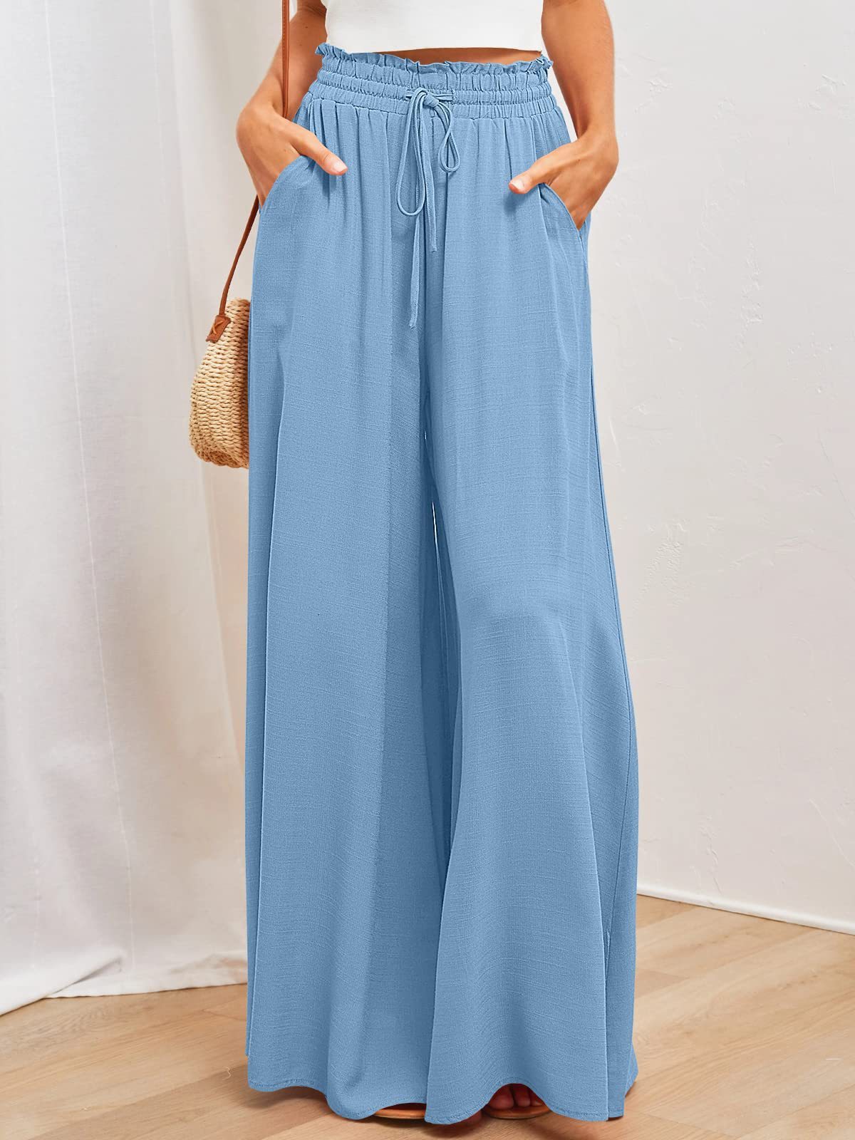 Pants Wide Leg Loose Comfy Lounge Sweatpants With Pockets