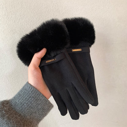 Touch Screen Fleece-Lined Winter Gloves