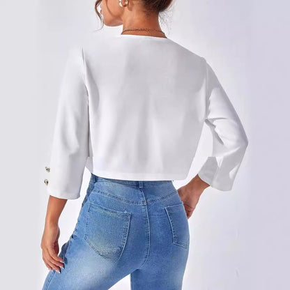 Solid Slit Bomber Jacket Lightweight
