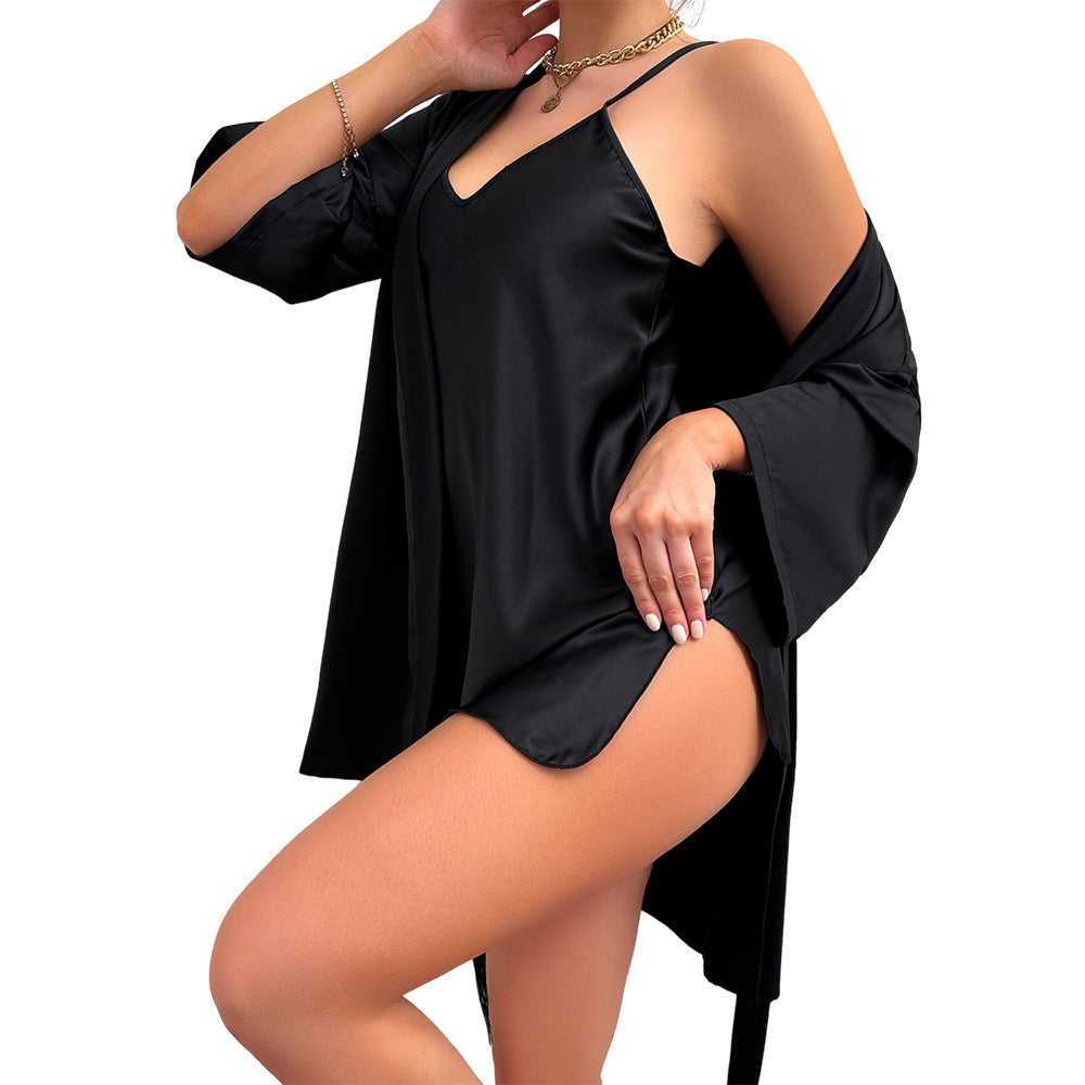 Silk Two-Piece Set – Summer Loungewear