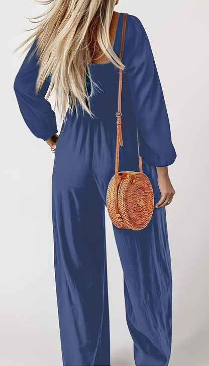 Wide-Leg Trousers Simple Style Pants
