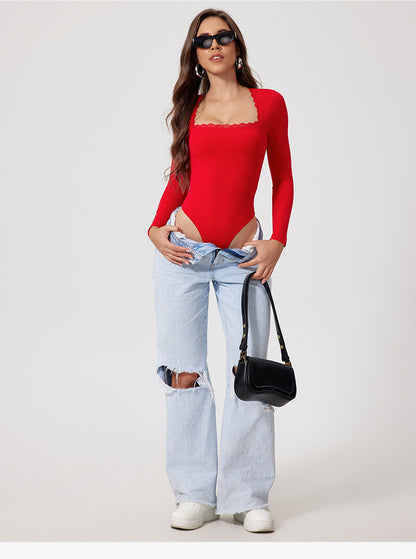 Long Sleeve Yoga Bodysuit