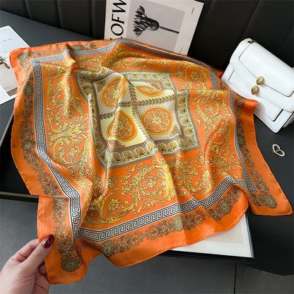 Light Luxury Silk Scarf – 70cm Elegant