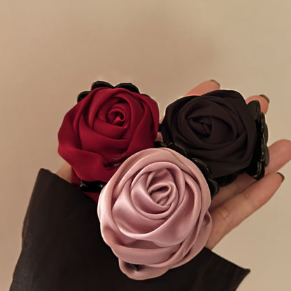 Vintage Rose Hair Clip Medium Hair