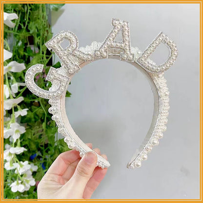 Vintage Pearl Bridal Hair Band Elegant Pearl