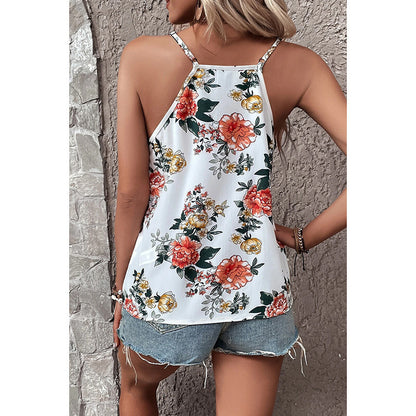 Fashion Floral Lace V-Neck Sling Vest