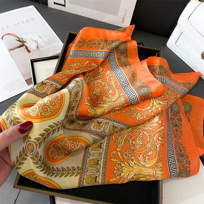 Light Luxury Silk Scarf – 70cm Elegant