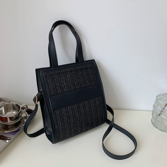 Simple Straw Bag Tote