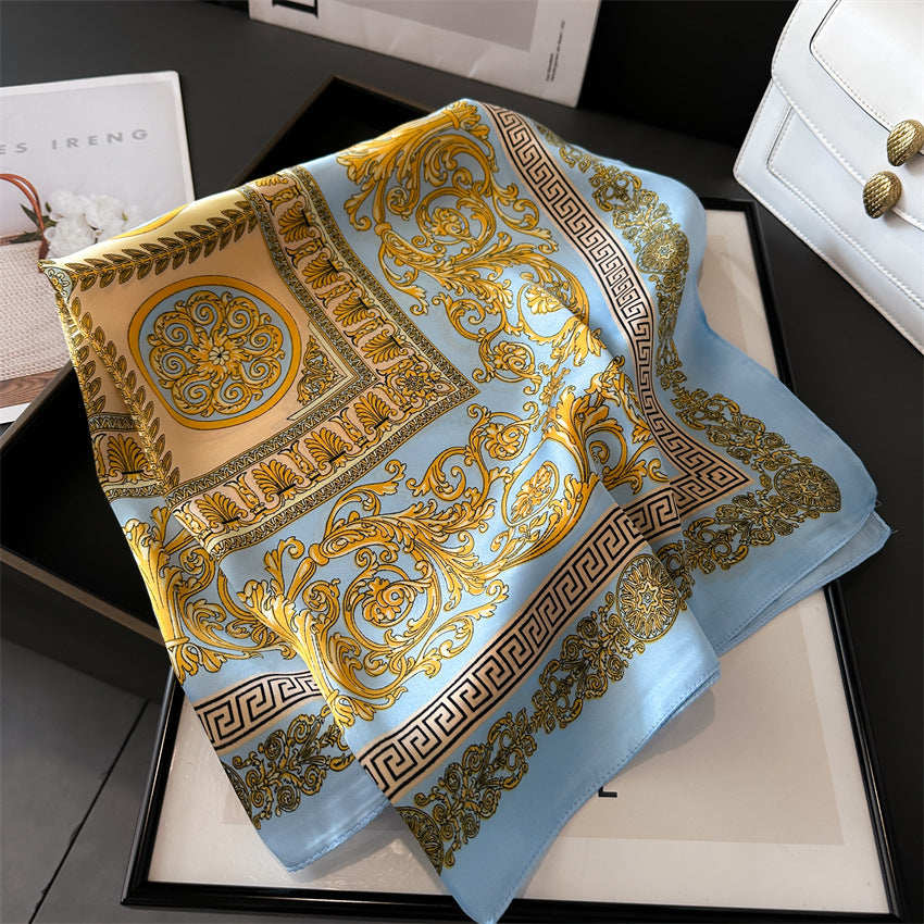 Light Luxury Silk Scarf – 70cm Elegant