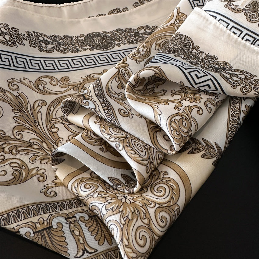 Light Luxury Silk Scarf – 70cm Elegant
