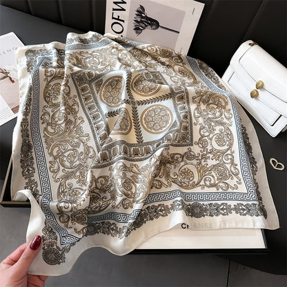 Light Luxury Silk Scarf – 70cm Elegant