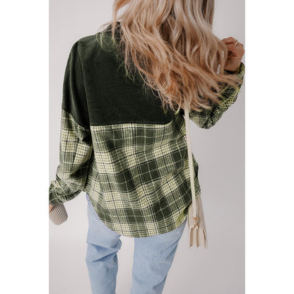 Color Contrast Patchwork Jacket Unique Special-Interest Outerwear