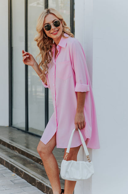 Long Casual Elegant Long Sleeve Shirt