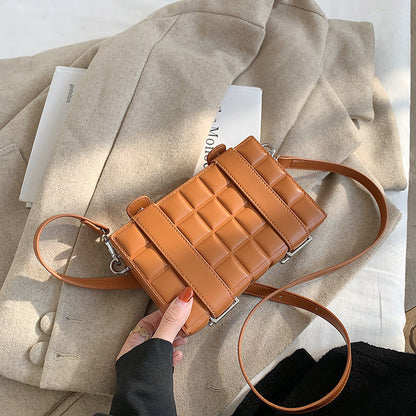 Fashion Rhombus One-shoulder Messenger Bag