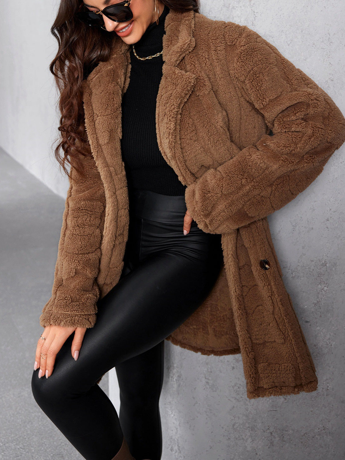 Personality Loose Overcoat Trendy Long Coat