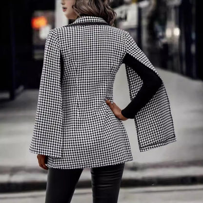 Elegant Split Long Sleeve Blazer