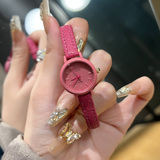 Candy Watch Thin Strap Wristwatch