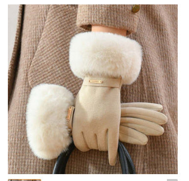 Touch Screen Fleece-Lined Winter Gloves